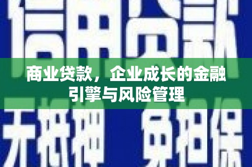 宜兰商业贷款，企业成长的金融引擎与风险管理