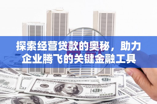 宜兰探索经营贷款的奥秘，助力企业腾飞的关键金融工具