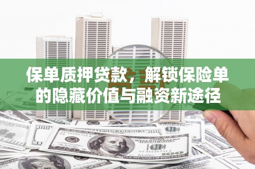 宜兰保单质押贷款，解锁保险单的隐藏价值与融资新途径