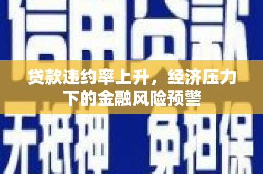 宜兰贷款违约率上升，经济压力下的金融风险预警
