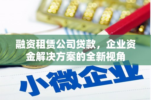 宜兰融资租赁公司贷款，企业资金解决方案的全新视角