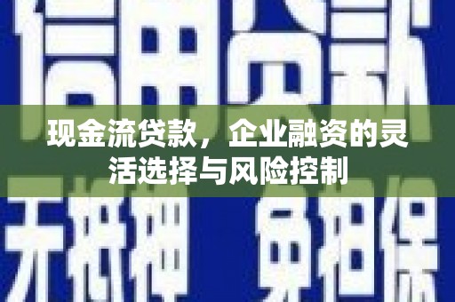 宜兰现金流贷款，企业融资的灵活选择与风险控制