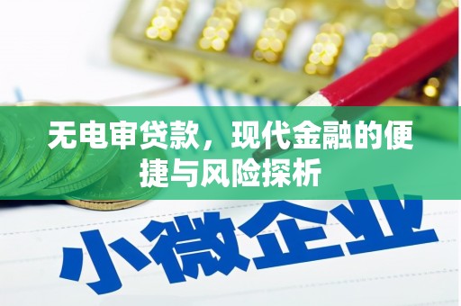 宜兰无电审贷款，现代金融的便捷与风险探析