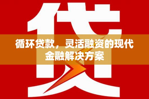 宜兰循环贷款，灵活融资的现代金融解决方案