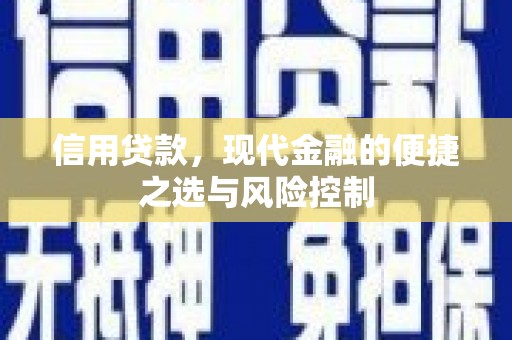 宜兰信用贷款，现代金融的便捷之选与风险控制