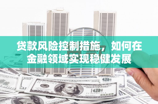 宜兰贷款风险控制措施，如何在金融领域实现稳健发展