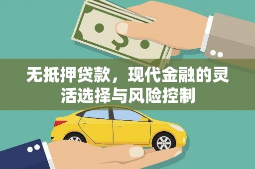 宜兰无抵押贷款，现代金融的灵活选择与风险控制