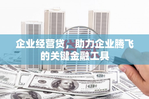 宜兰企业经营贷，助力企业腾飞的关键金融工具