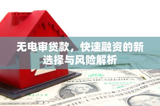 宜兰无电审贷款，快速融资的新选择与风险解析