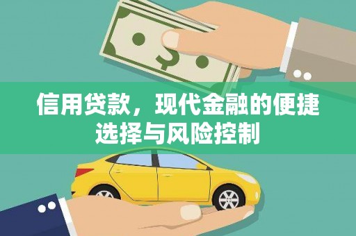 宜兰信用贷款，现代金融的便捷选择与风险控制