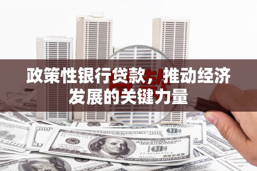 宜兰政策性银行贷款，推动经济发展的关键力量