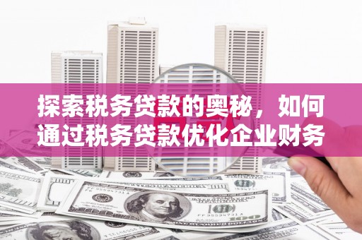 宜兰探索税务贷款的奥秘，如何通过税务贷款优化企业财务