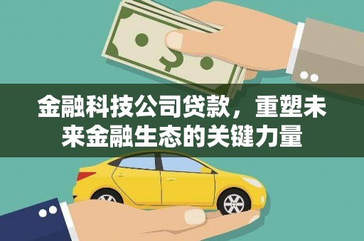 宜兰金融科技公司贷款，重塑未来金融生态的关键力量